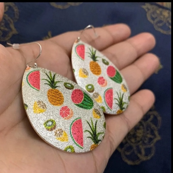 Fruit drop earrings - Picture 2 of 5